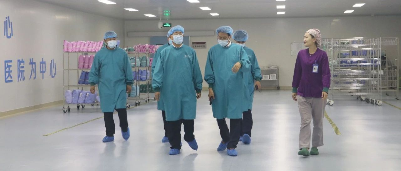 市国资委四级调研员高志远到日照国济尚领医院管理服务有限公司调研
